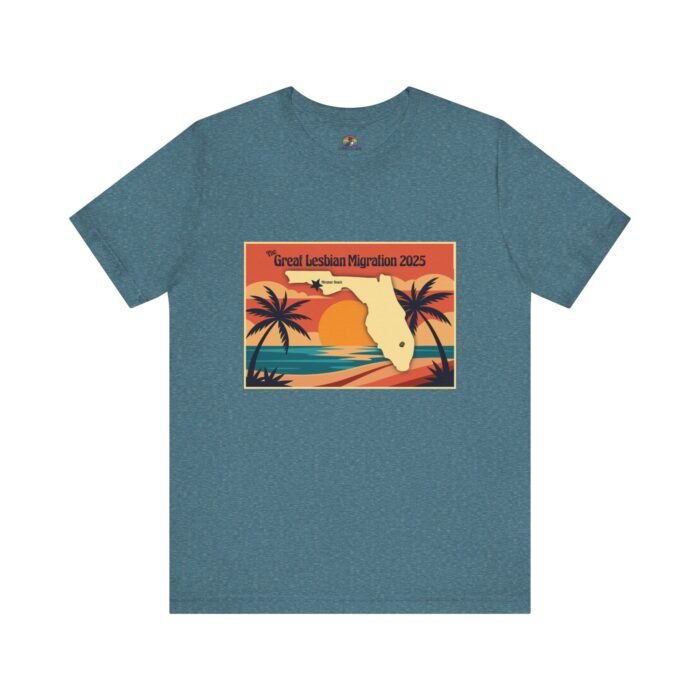 Great Lesbian Migration 2025 - Unisex T - Image 2